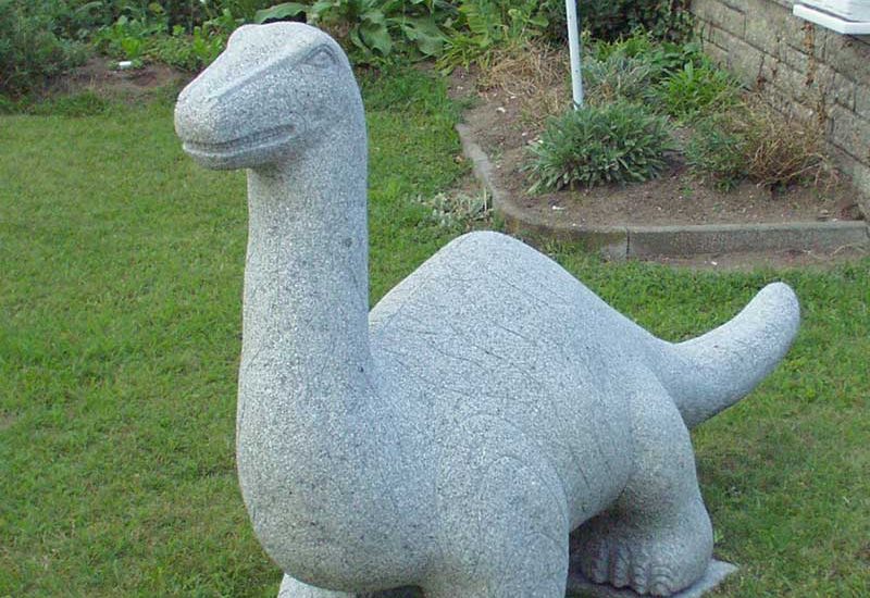 Garten Herrieden, Garten Bechhofen, Steinwerkstätte GESSLER, Dino Skulptur